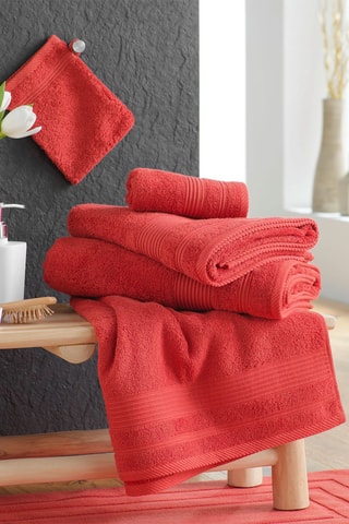 Toalha de mão Tendresse - Terracota - 30 x 50 cm