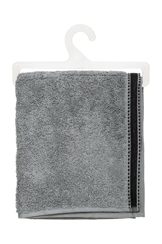 Toalla de mano Joia - Gris oscuro - 50 x 90 cm