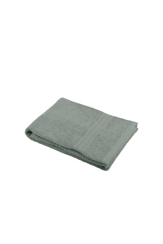 Toalla de mano de algodón orgánico Lagune - Gris - 50 x 90 cm