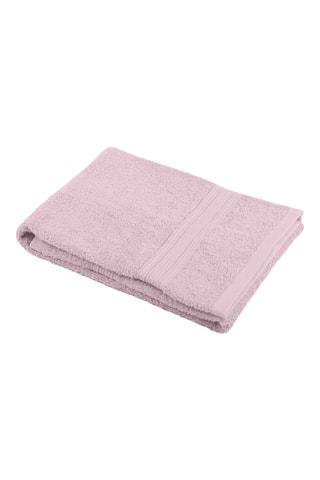 Toalla de mano de algodón orgánico Lagune - Rosa - 50 x 90 cm