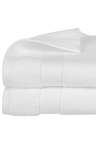 Toalla de ducha - Blanco - 70 x 130 cm