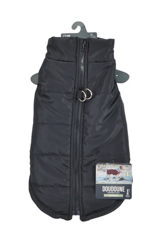 Anorak acolchado - Talla XL - Negro