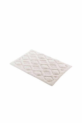 Alfombra de baño Nemesis - Beige - 50 x 80 cm