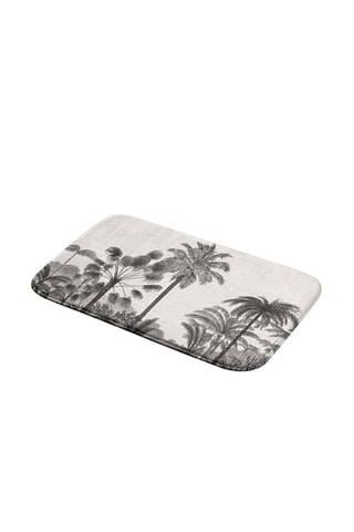 Alfombra de baño Cocoty  -  45 x 75 cm - Crudo y negro