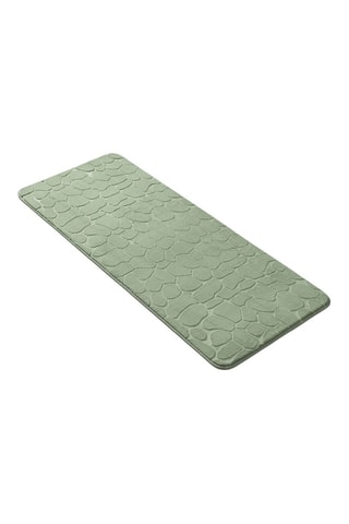 Alfombra de baño Ricochet - Salvia - 50 x 120 x 1 cm
