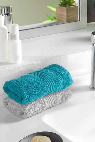 Toalla de tocador Tendresse - Azul - 30 x 50 cm