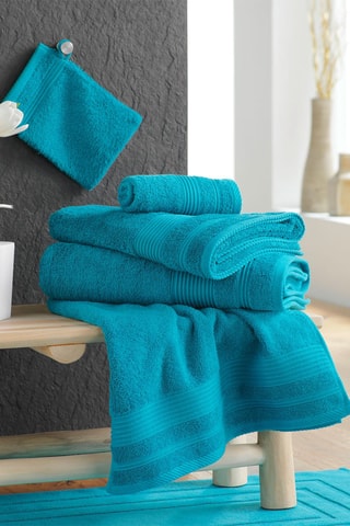 Toalla de tocador Tendresse - Azul - 30 x 50 cm