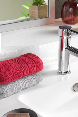 Toalla de tocador Tendresse - Rubí - 30 x 50 cm