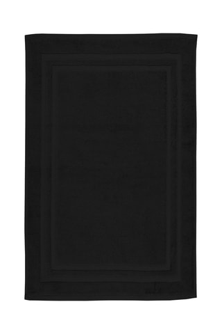 Alfombra de baño Lyla - Negro - 45 x 70 cm