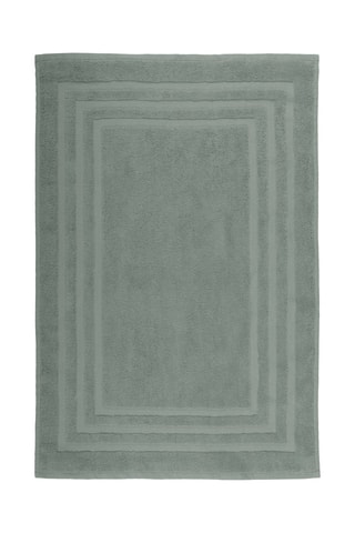 Alfombra de baño de algodón orgánico Lagune - Gris - 45 x 70 cm