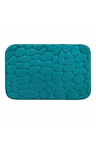 Alfombra de baño Ricochet - Azul ­- 50 x 80 cm