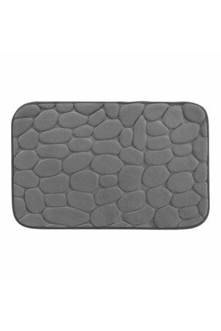 Alfombra de baño Ricochet - Antracita - 50 x 80 cm