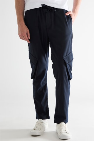 Pantalón cargo - Azul marino