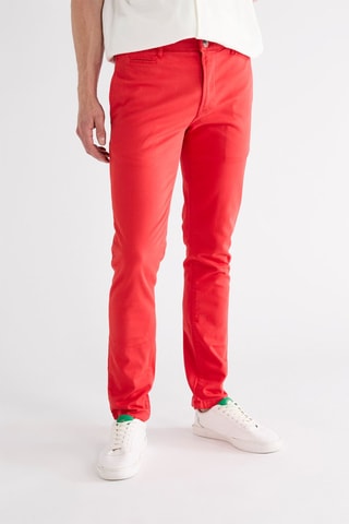 Pantalón chino - Rojo