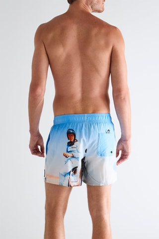 Bañador corto - Plateado