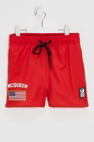 Bañador corto Steve McQueen - Rojo