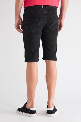 Bermudas vaqueras - Negro