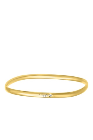 Pulsera bañada en oro amarillo