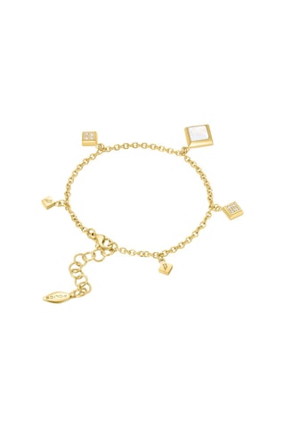 Pulsera bañada en oro amarillo
