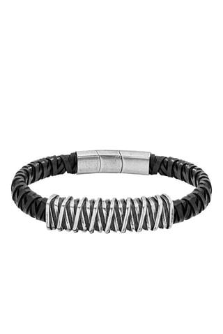 Pulsera de piel Barbedwire