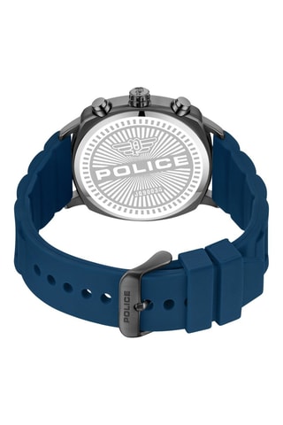 Reloj de cuarzo de silicona - Azul y gris