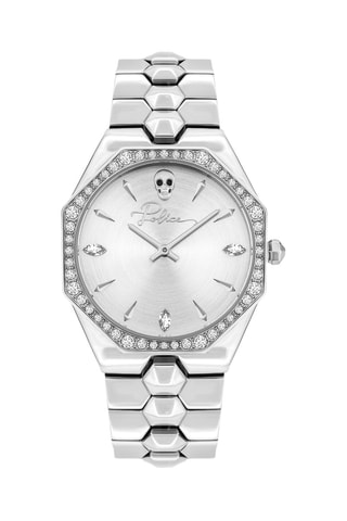 Montre à quartz en acier - Argenté