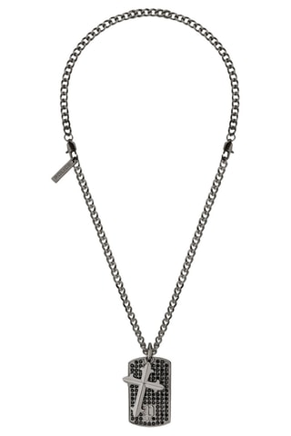 Collar - Chapado en ion plateado