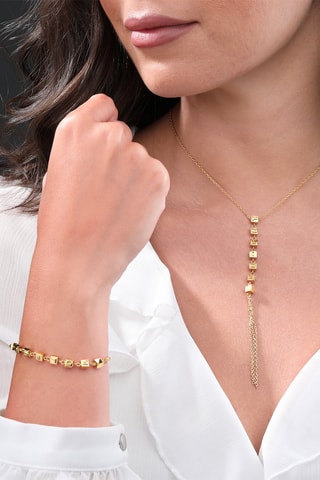 Collar bañado en oro amarillo