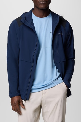 Fleece Wandeljasje Softshell Canyon™ - Marineblauw