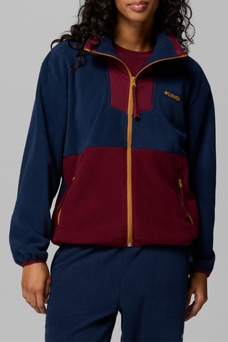 Fleece Jasje Sequoia Grove™ - Marineblauw en Bordeauxrood