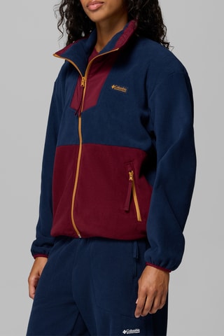 Fleece Jasje Sequoia Grove™ - Marineblauw en Bordeauxrood