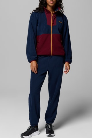 Fleece Jasje Sequoia Grove™ - Marineblauw en Bordeauxrood