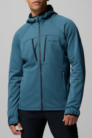 Fleece Jasje met Capuchon Artic Crest™ - Pauwblauw