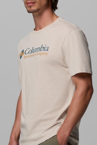 Biologisch Katoenen T-shirt CSC Basic Logo™ - Lichtbruin