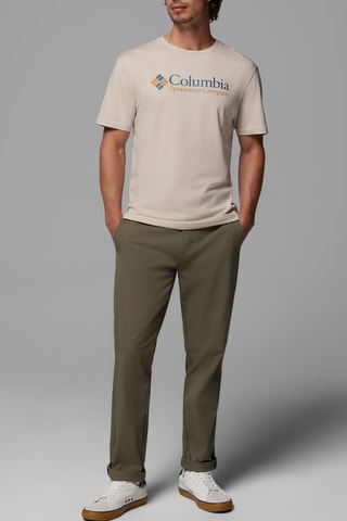 Biologisch Katoenen T-shirt CSC Basic Logo™ - Lichtbruin