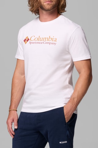 Biologisch Katoenen T-shirt CSC Basic Logo™ - Wit