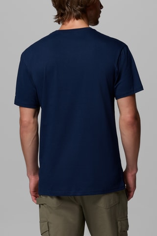 Biologisch Katoenen T-shirt Basic Logo™ - Marineblauw