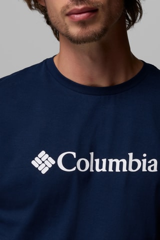 Biologisch Katoenen T-shirt Basic Logo™ - Marineblauw