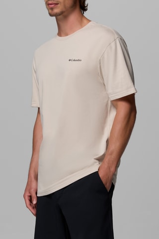 Biologisch Katoenen T-shirt CSC Basic Logo™ - Lichtbruin