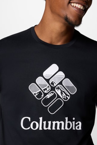 Biologisch Katoenen T-shirt Rapid Ridge™ - Zwart