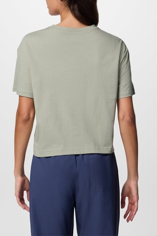 Biologisch Katoenen Regular T-shirt Rolling Bend™ - Kaki