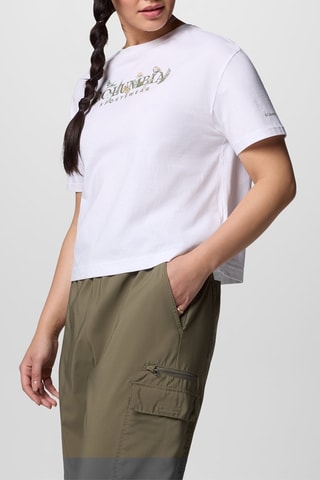 Biologisch Katoenen Regular T-shirt Rolling Bend™ - Wit