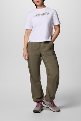 Biologisch Katoenen Regular T-shirt Rolling Bend™ - Wit