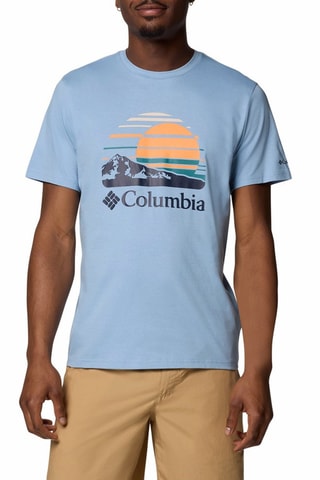 Biologisch Katoenen T-shirt Path Lake™ - Blauw