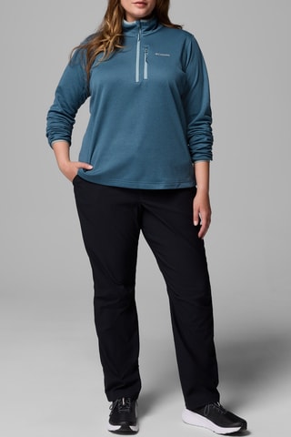 Fleece Sweater Essential Hike™ - Pauwblauw