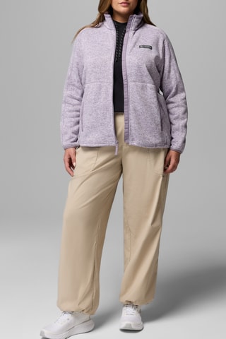 Fleece sweater Weather™ - Gemêleerd Paars