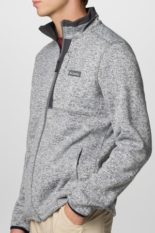 Fleece sweater Weather™ - Gemêleerd Lichtgrijs