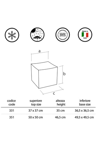 Pouf Lounge - Anthracite - Serralunga