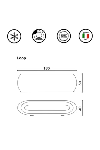 Banc Loop - Anthracite - Christophe Pillet
