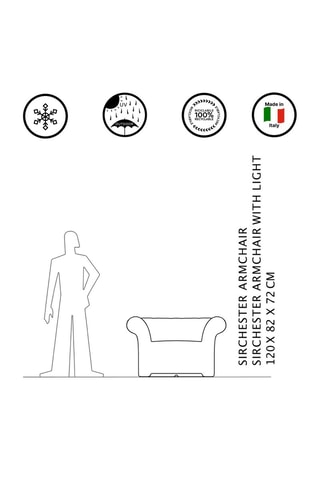 Sillón de diseño Sirchester - Beige